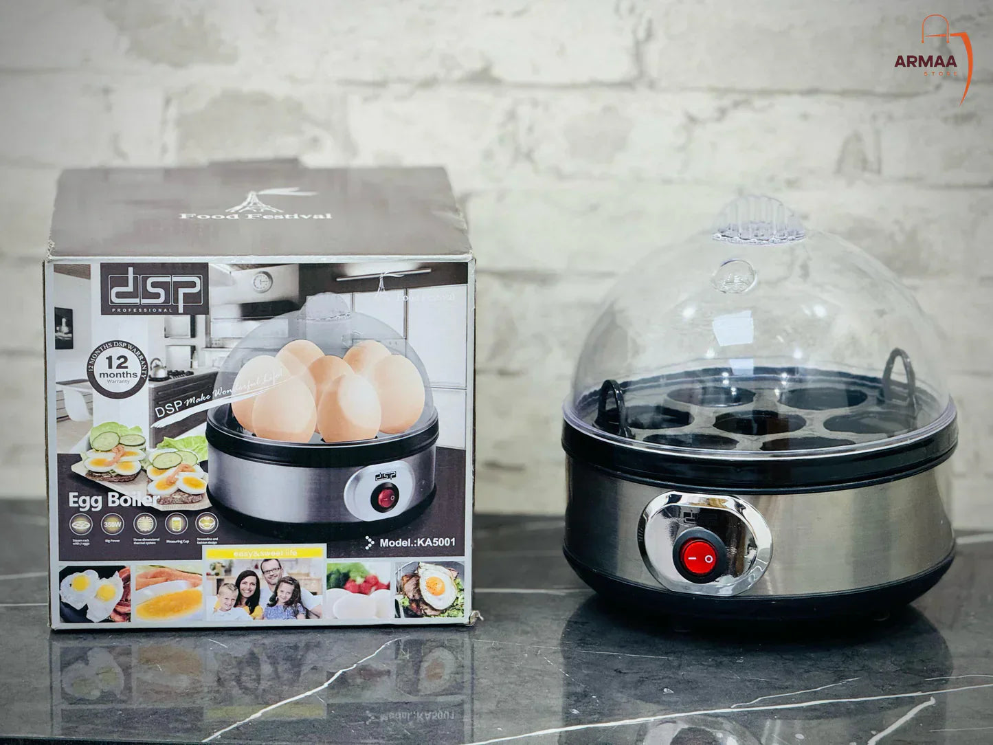 Egg poucher, 350W Electric Egg Beater, White Egg Steamer